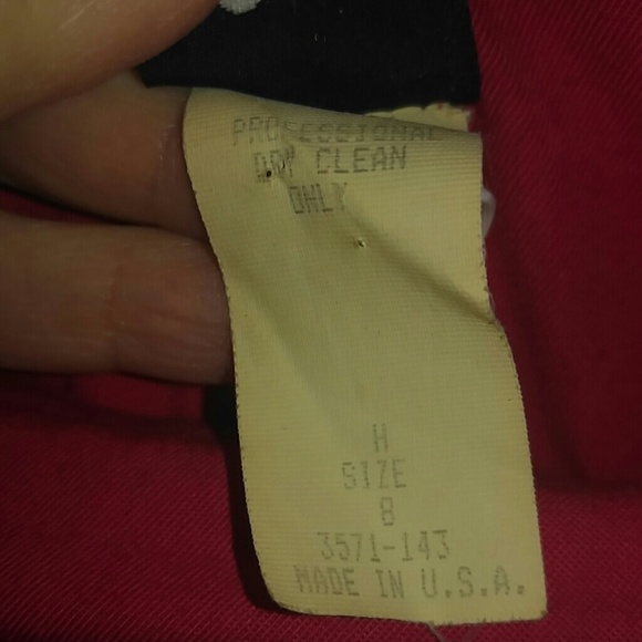 Stunning Vintage Red Embellished Suit - Picture 4 of 8